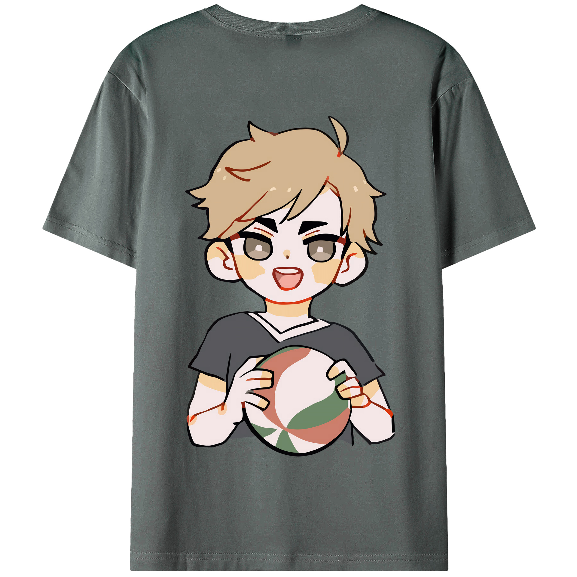 （画像用） ハイキュー!! Haikyu!! 綿100％半袖Tシャツ（背面プリント）